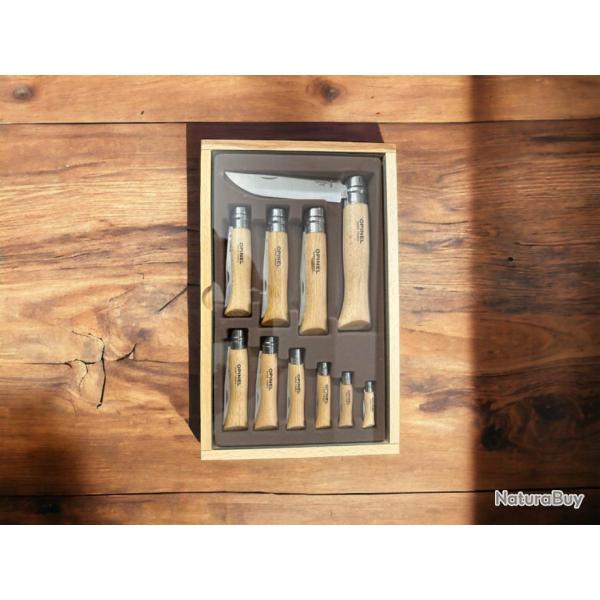 RAMASSE-MONNAIE BOIS 10 OPINEL INOX