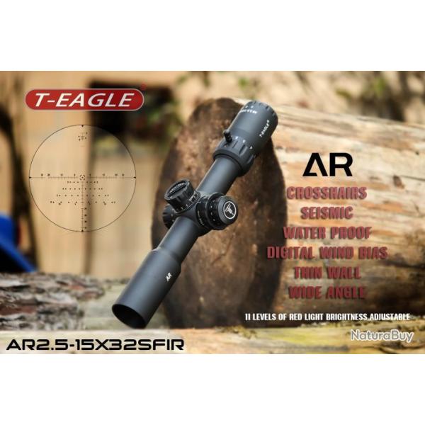 T-Eagle Lunette De Vis�e AR 2.5-15x32 IR Paiement en 3 ou 4 fois - LIVRAISON GRATUITE !!!