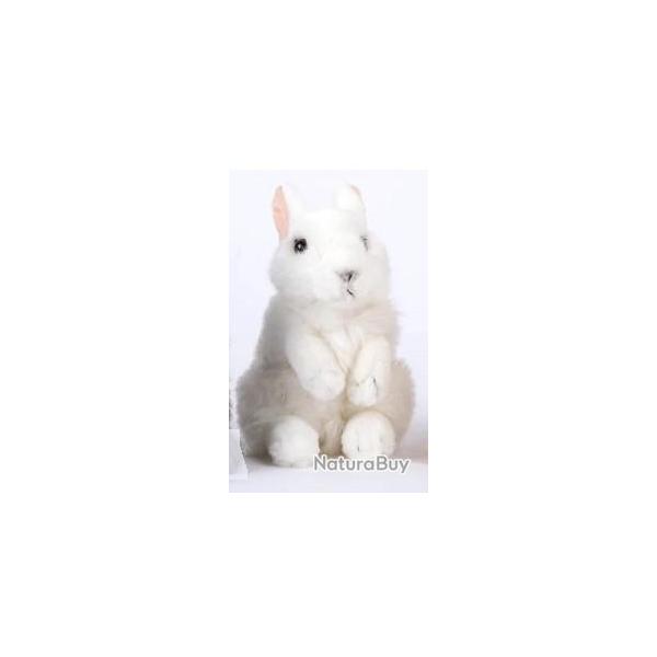 PELUCHE LAPIN BLANC DEBOUT 18cm