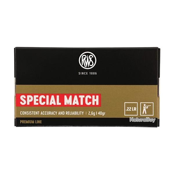 rws special match 40gr cal.22 Lr 22lr bte 50