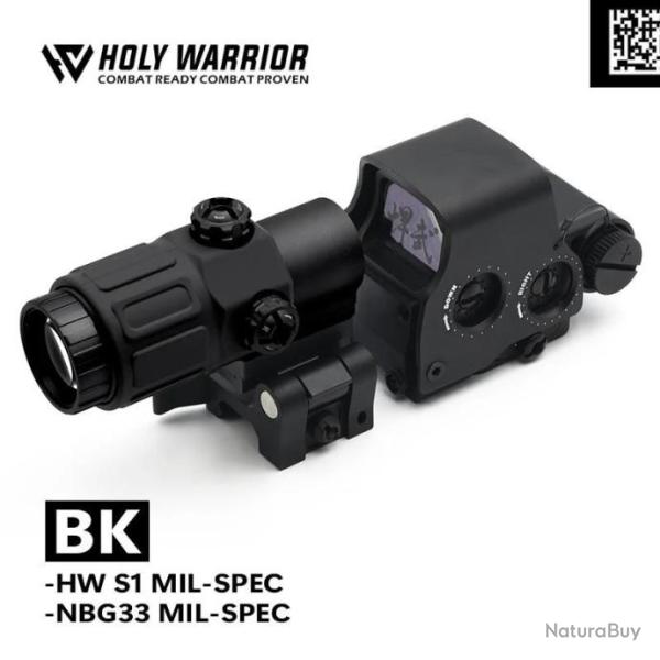 Holy Warrior Viseur Point Rouge S1G33 MIL w MOUNT DE Paiement en 3 ou 4 fois - LIVRAISON GRATUITE !