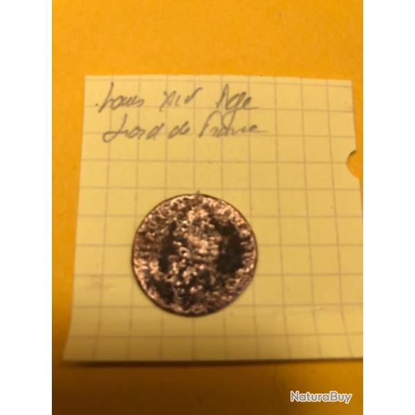 FRANCE - ann�e illisible - Louis XIV �g� - Liard de France - atelier illisible