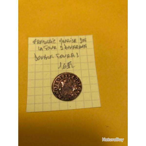 FRANCE - 1652 - Fr�d�ric Maurice de la Tour d'Auvergne - double tournois