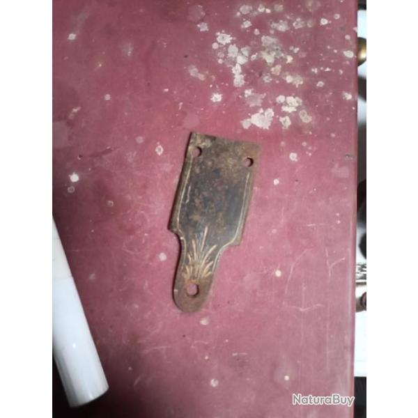 Plaque de couverture dtente