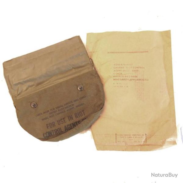 Rare housse masque  gaz US Vietnam  XM 28 dans son emballage