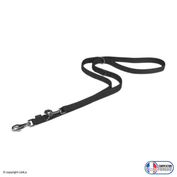 Laisse 2 m�tres nylon 3 positions