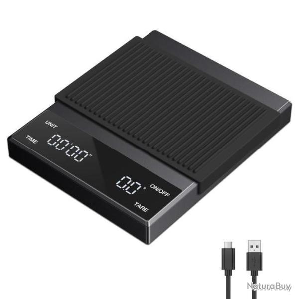 BALANCE � CAF� AVEC MINUTERIE ET TAPIS SILICONE - LIVRAISON GRATUITE