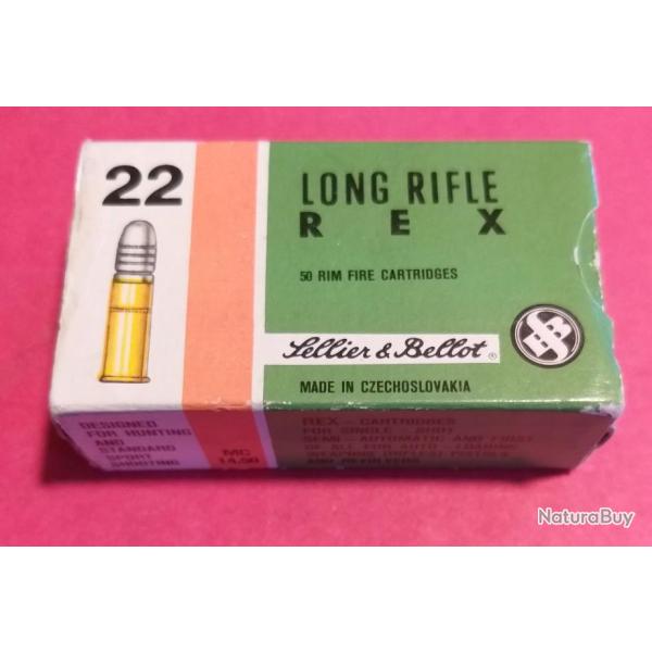 1 bo�te collector de cartouches 22LR de marque SELLIER &BELLOT , "REX"