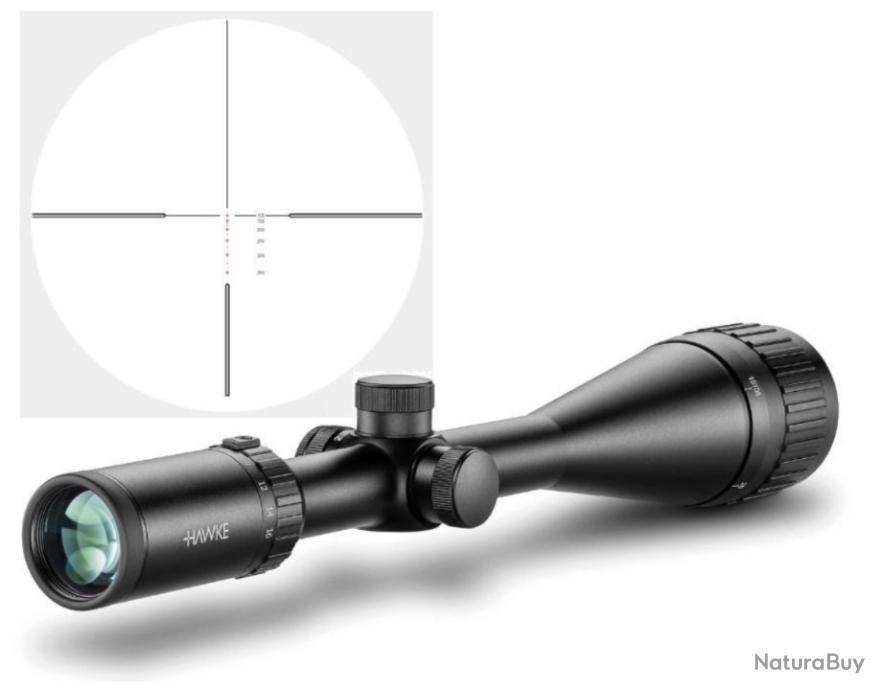 Lunette HAWKE Vantage 4-16 x 50 AO réticule lumineux Rimfire .17 HMR