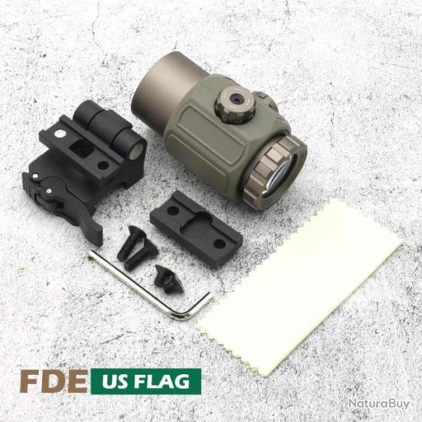 DawnForce Loupe De Vise 3X G43 FLAG FDE Paiement en 3 ou 4 fois - LIVRAISON GRATUITE !