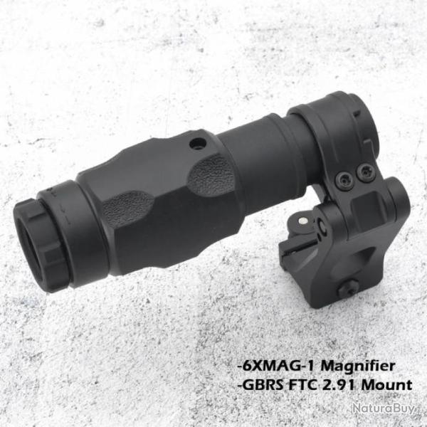 DawnForce Loupe De Vise 6XMAG-1 w GBRS 2.91 Paiement en 3 ou 4 fois - LIVRAISON GRATUITE !