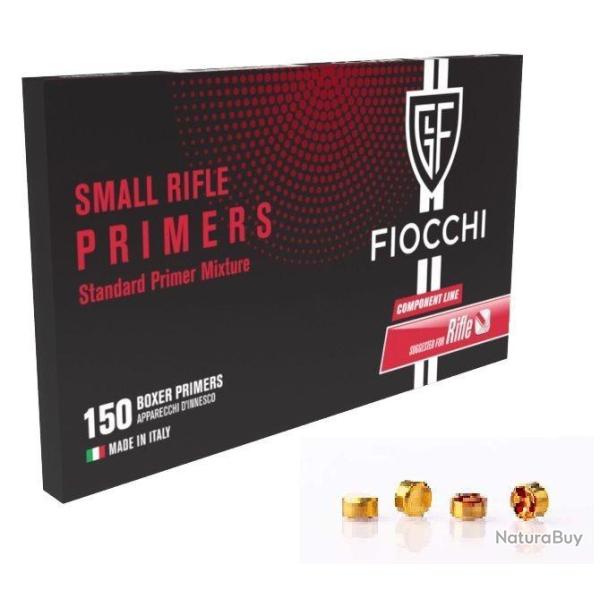Amorces FIOCCHI Primers Small Rifle x150