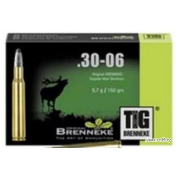20 Munitions Brenneke TIG cal.30-06 - 150gr