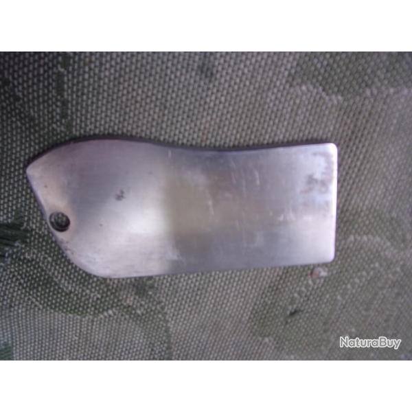 plaque de carabine � levier de sous garde Uberti argent�e 92 mm c�t� gauche 93 mm
