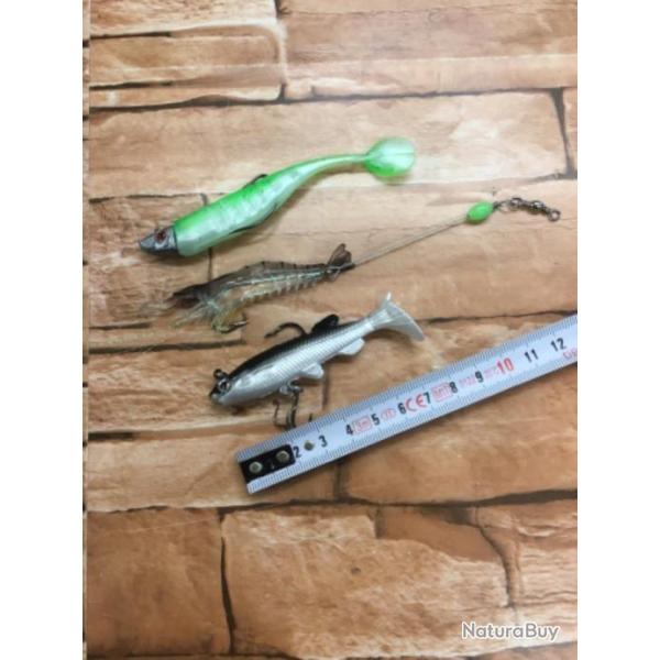 Lot de 3 leurres de p�che