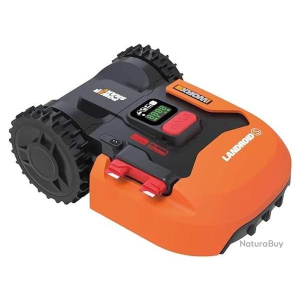 Robot Tondeuse connect Batterie LANDROID - 400 m - WR184E Installation Facile WORX