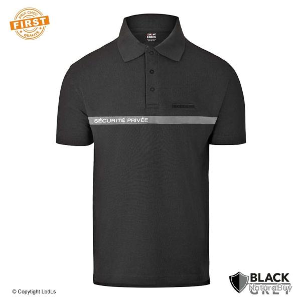 Polo BLACKGREY S�CURIT� PRIV�E conforme d�cret READY 24