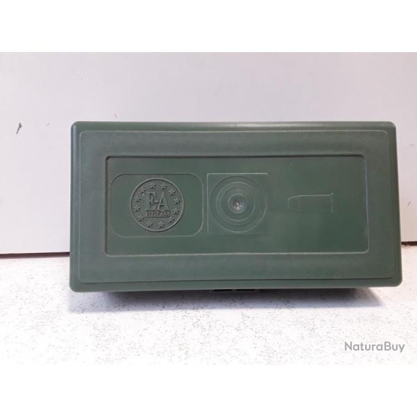 10480 BOITE PLASTIQUE DE TRANSPORT MUNITIONS CAL 45CL-44 NEUF
