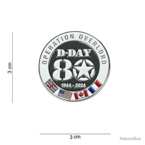 Pins D-Day 80 ans Drapeaux Alli�s