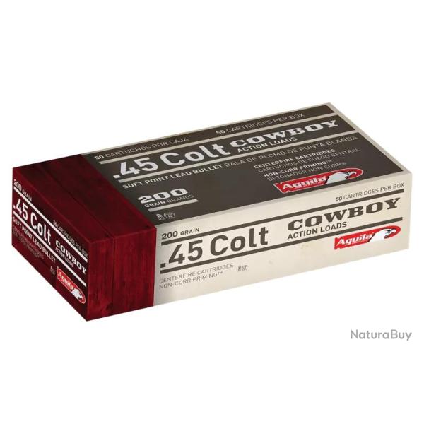 Munitions Aguila SP  - Cal. 45 Colt