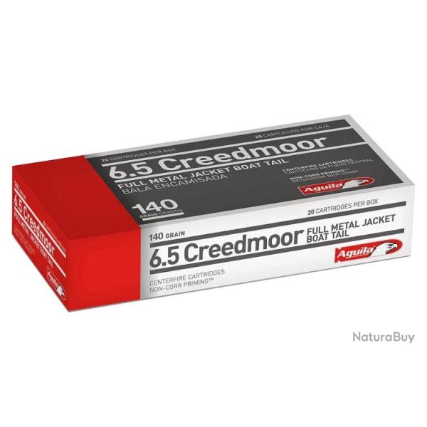 Balles Aguila FMJBT - Cal. 6.5 Creedmoor