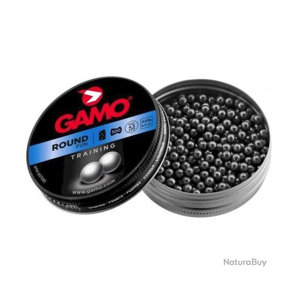 Plombs GAMO cal.4.5mm gpl round par 1500 (3 boites)