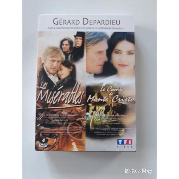 DVD "LES MISERABLES/LE COMPTE DE MONTE CHRISTO"
