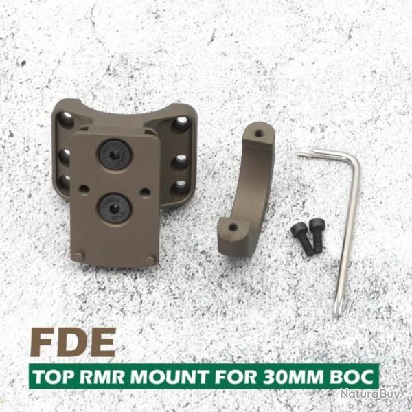 DawnForce Support De Lunette de Vis�e Modulaire TOP RMR FOR 30MM FDE - LIVRAISON GRATUITE !