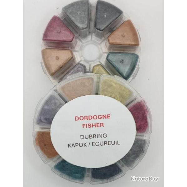 Assortiment Kapok/ecureuil 8 couleurs