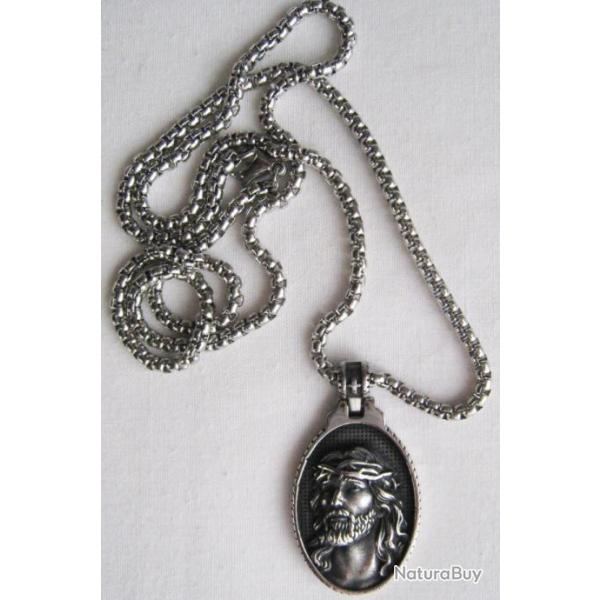 PENDENTIF INOX JESUS - Ref.55
