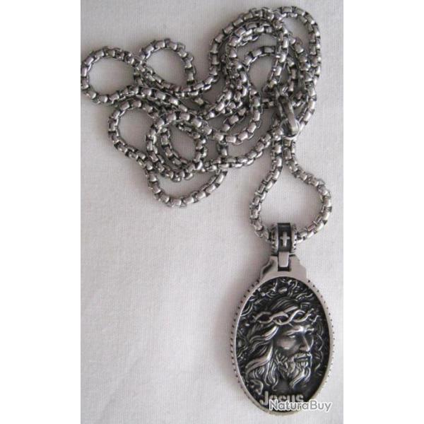 PENDENTIF INOX JESUS - Ref.56