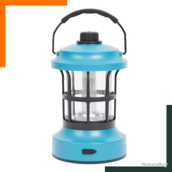 Lanterne LED de camping rechargeable - Bleu