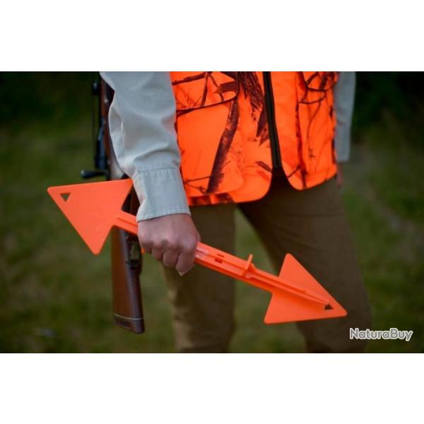 DEUX GRANDS PIQUETS DE BATTUE PIQ-BAT - MADE IN FRANCE (Oyonnax)