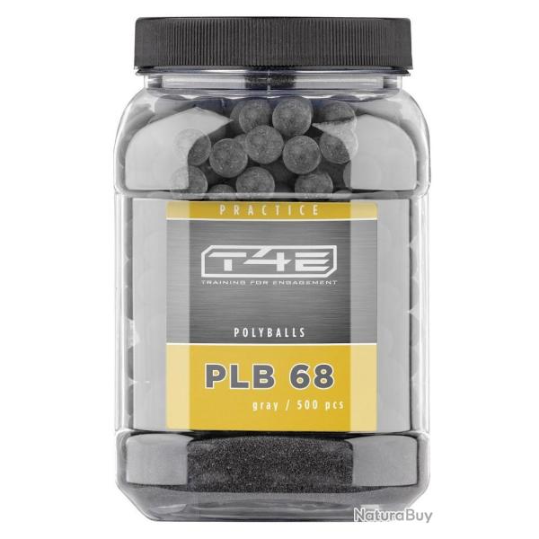 Pot de 500 billes synth�tiques Plinking T4E PLB 68 cal.68