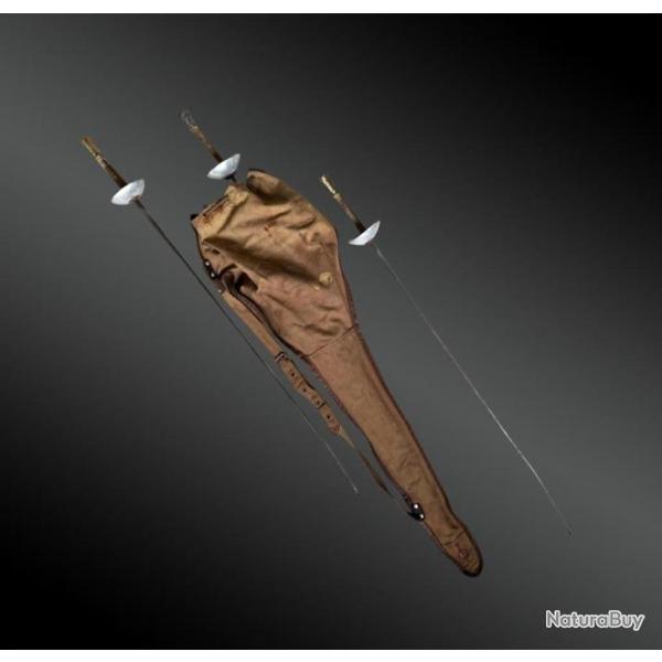 TROIS FLEURETS d'ESCRIME - France - Premi�re moiti� du XX�me si�cle