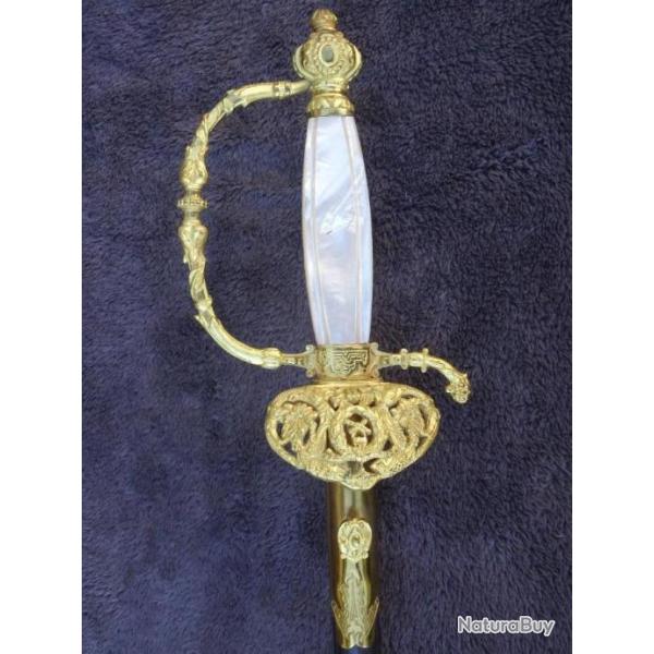 Superbe �p�e d'apparat d'officier � clavier du milieu du XIX si�cle