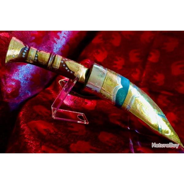 V�ritable KHUKURI -"KUKRI"  MILITAIRE GURKHA  ARMEE  NEPALAISE