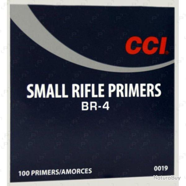 Amorces CCI pour rechargement - Bo�te de 100 - Par 1 / Small Rifle BR4