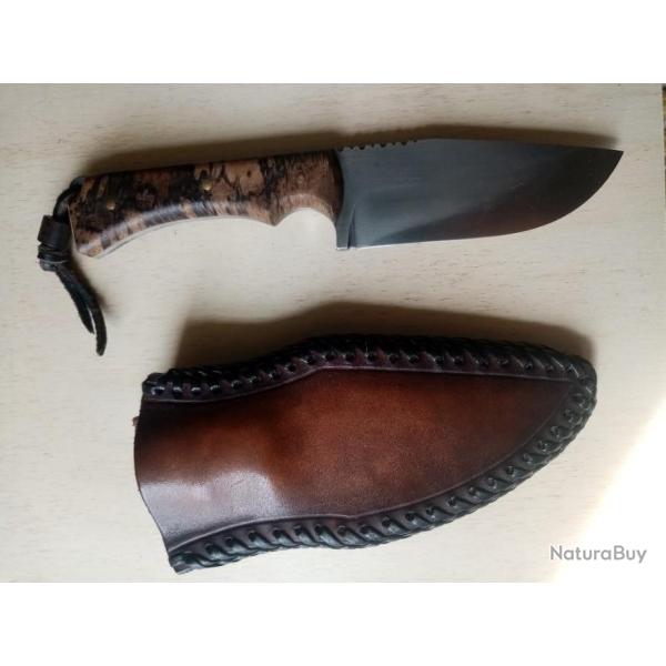 Petit couteau fixe chasse