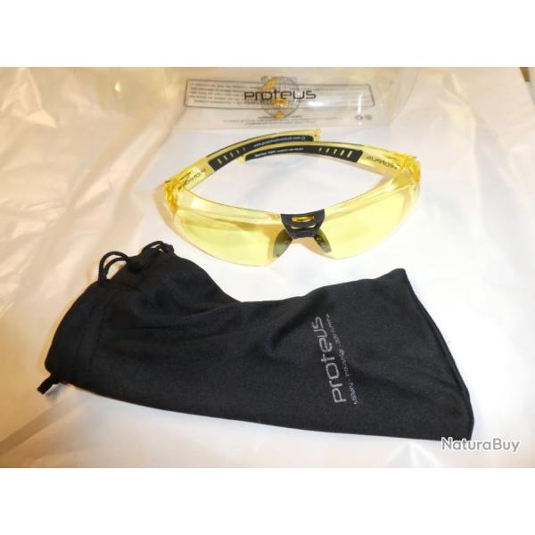 lunettes de protection jaune+ marron