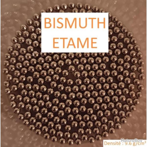 BISMUTH �TAM� en #8 / 2000gr / Diam�tre 2.25mm / Billes de substituts / Densit� : 9.6 g/cm3