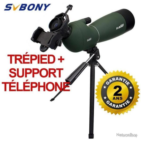 LONGUE VUE SV28 25-75x70 AVEC TR�PIED - PRISME BAK4 - ADAPTATEUR T�L�PHONE OFFERT