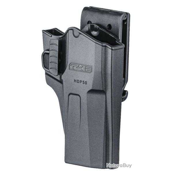 Holster ceinture T4E paddle en polym�re noir pour HDP50 137mm