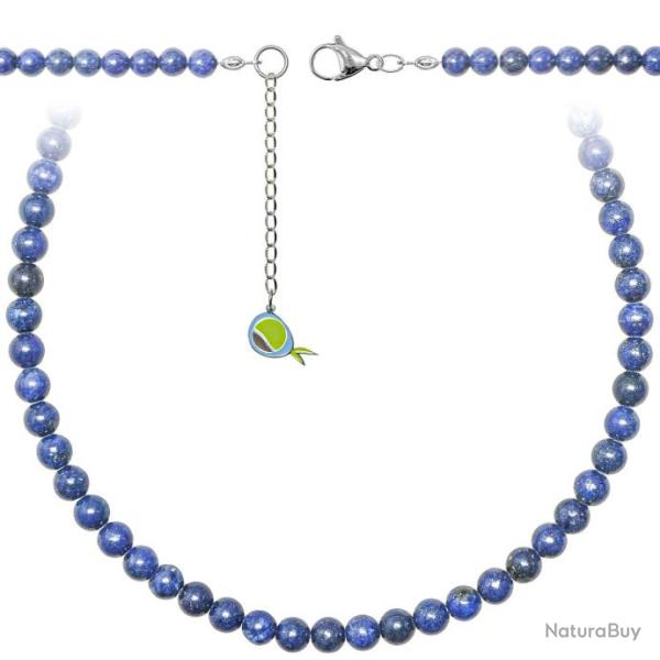 Collier en lapis lazuli - Perles rondes 6 mm - 50 cm