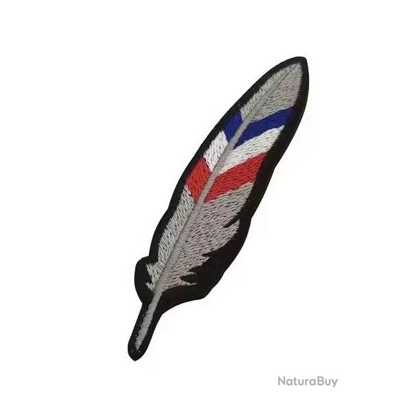 Ecusson/patch - Plume France - velcro - Livraison gratuite