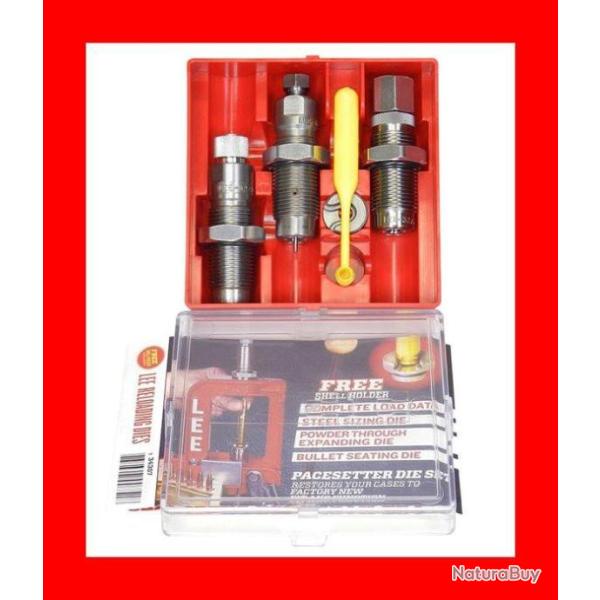 JEUX DE 3 OUTILS ACIER RECHARGEMENT ARMES D'EPAULE - LEE PRECISION - 45-70 GVT STEEL - 90561