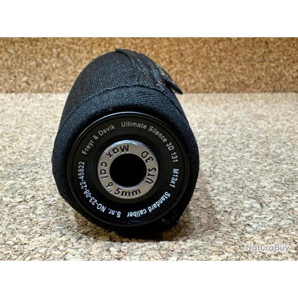 Mod�rateur de son Freyr & Devik Ultimate Silence 3D 131, cal 9.5 , M15 + Housse N�opr�ne anti-Mirage