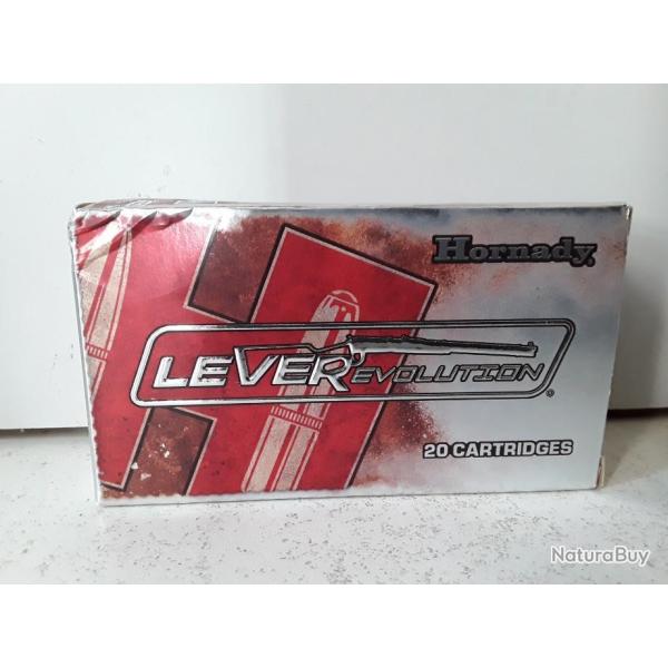 BOITE DE 20 BALLES HORNADY LEVER EVOLUTION CAL 444 MARLIN 265GRAINS DERNIERES  EN STOCK