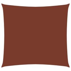Voile toile d'ombrage parasol tissu oxford rectangulaire 2,5 x 3 m terre cuite 02_0009554