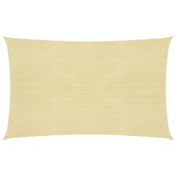 Voile d'ombrage 160 g/m&sup2; beige 2,5 x 5 m pehd 02_0008957